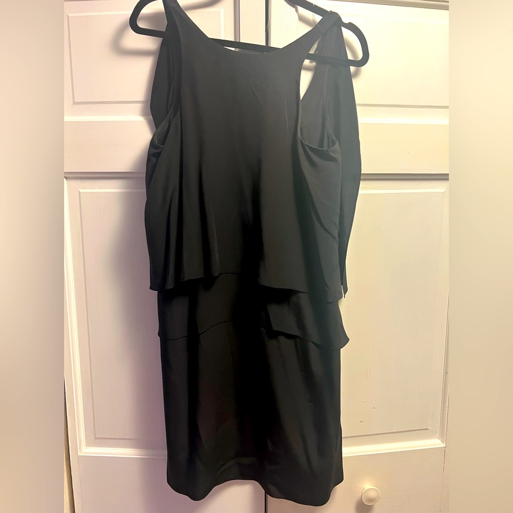Excellent condition black Tibi tank dress size 8